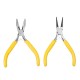 9PCS DIY Jewelry Plier Tool Kit Jewellery Making Beading Mini Pliers with Bag