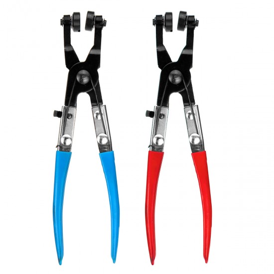 Angled 45° Pipe Hose Clamp Pliers Tool Fuel Coolant Hose Locking Clip Automobile Removal Tool