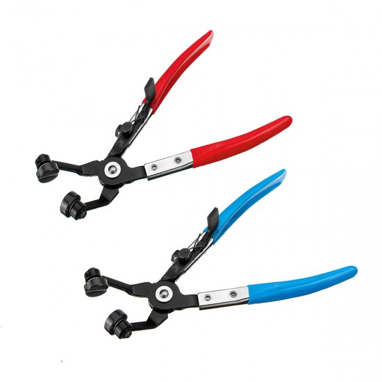 Angled 45° Pipe Hose Clamp Pliers Tool Fuel Coolant Hose Locking Clip Automobile Removal Tool