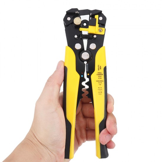 Automatic Adjusting Wire Stripper Multifunctional Stripping Tools Crimping Plier Terminal 0.2-6.0mm² 24-10AWG