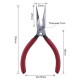 BST-13 125mm Long Nose Pliers Clamps Crimping Tool Wire Cutters Jewellery Making Tools Red Handle High Quality BST-13 125mm Long Nose Pliers Clamps Crimping Tool Wire Cutters Jewellery Making Tools Red Handle High Quality