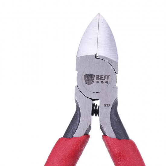 BST-2D Carbon Steel Diagonal Plier Wire Cutter Electronic Cable Cutting Durable Wire Nipper