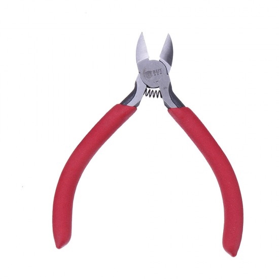 BST-2D Carbon Steel Diagonal Plier Wire Cutter Electronic Cable Cutting Durable Wire Nipper