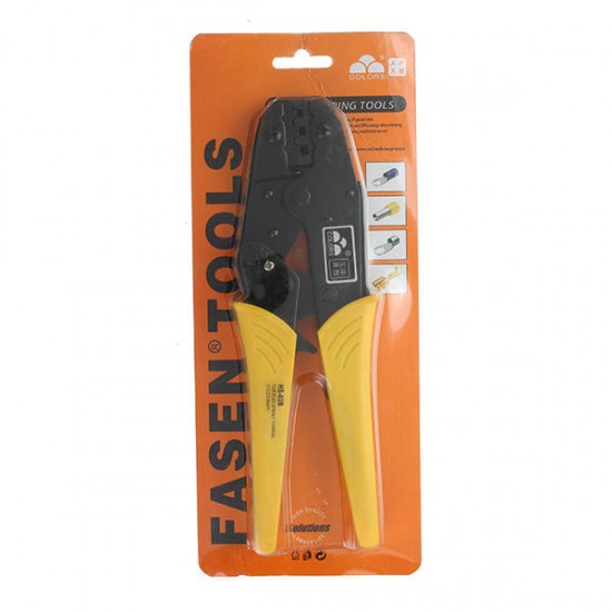 COLORS HS-03B Crimping Ratchet Plier 15-10AWG Wire Stripper Crimping Tool 1.5-6mm2 COLORS HS-03B Crimping Ratchet Plier 15-10AWG Wire Stripper Crimping Tool 1.5-6mm2