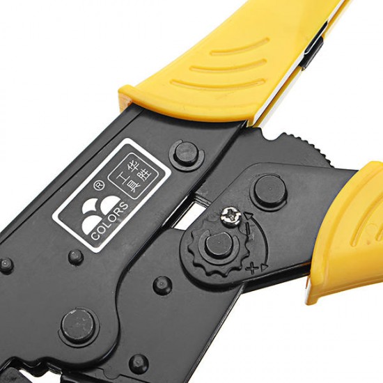 COLORS HS-03B Crimping Ratchet Plier 15-10AWG Wire Stripper Crimping Tool 1.5-6mm2