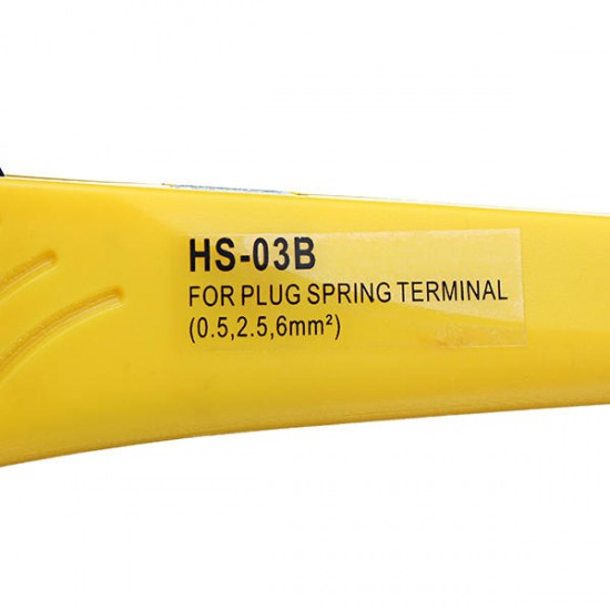 COLORS HS-03B Crimping Ratchet Plier 15-10AWG Wire Stripper Crimping Tool 1.5-6mm2 COLORS HS-03B Crimping Ratchet Plier 15-10AWG Wire Stripper Crimping Tool 1.5-6mm2