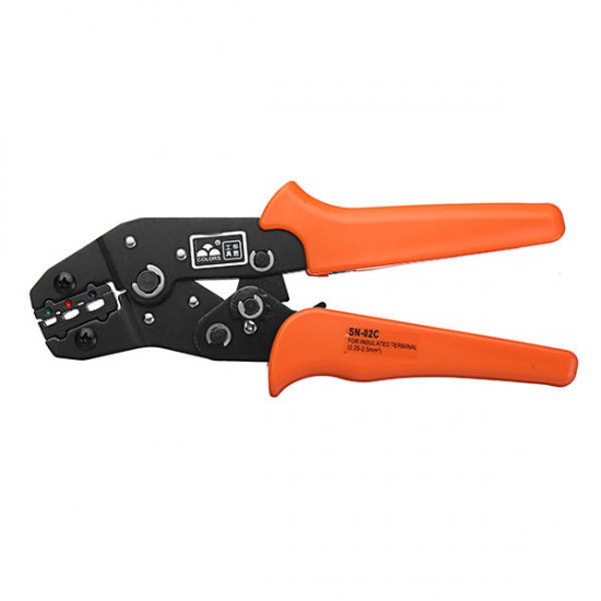 SN-02C 0.25-2.5mm Crimping Press Pliers Wire Stripper Portable Crimper Cables Terminal Tube Self-Adjusting