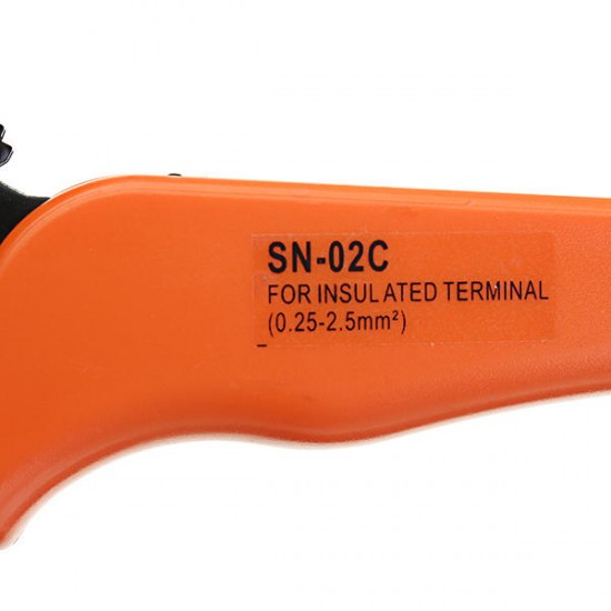 SN-02C 0.25-2.5mm Crimping Press Pliers Wire Stripper Portable Crimper Cables Terminal Tube Self-Adjusting SN-02C 0.25-2.5mm Crimping Press Pliers Wire Stripper Portable Crimper Cables Terminal Tube Self-Adjusting