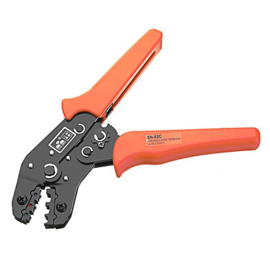 SN-02C 0.25-2.5mm Crimping Press Pliers Wire Stripper Portable Crimper Cables Terminal Tube Self-Adjusting