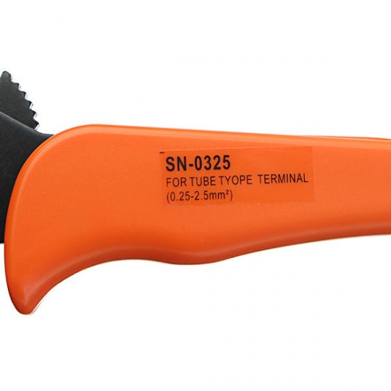 SN-0325 0.75-2.5mm2 18-13AWG Crimping Press Pliers Wire Stripper Portable Crimper Cables Terminal Tube Self-Adjusting SN-0325 0.75-2.5mm2 18-13AWG Crimping Press Pliers Wire Stripper Portable Crimper Cables Terminal Tube Self-Adjusting