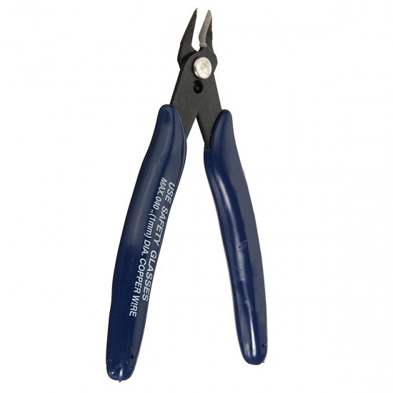 Ctrical Wire Cable Cutters Cutting Side Snips Flush Pliers + BK-108 Ergonomic Professional Stainless Steel Precision Mini Pliers Long Nose Pliers