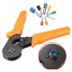 23AWG to 10AWG Self Adjusting Ratcheting Ferrule Crimper Plier Tool with 800pcs Connector Terminal 23AWG to 10AWG Self Adjusting Ratcheting Ferrule Crimper Plier Tool with 800pcs Connector Terminal