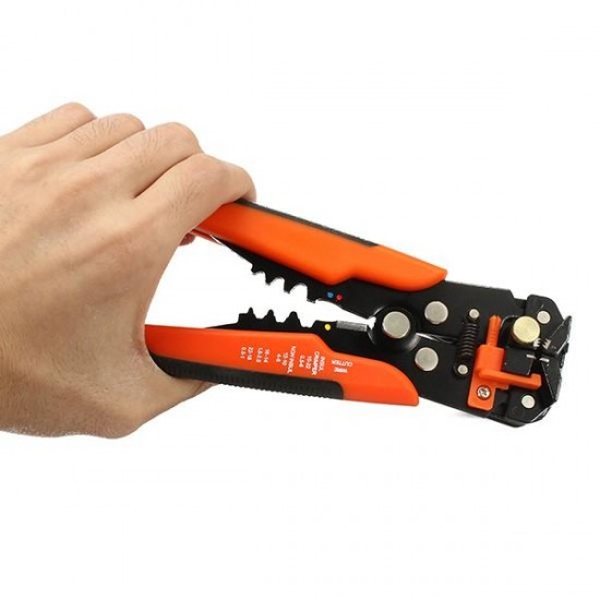 Upgraded Version Multifunctional Automatic Cable Wire Stripper Plier Self Adjusting Crimper Tool 22-10AWG(0.5-6.0mm)