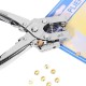 DZT Hot Hole Setting Pliers Cloth Punch Setting Shoe Grommet Button Snap Leather Bag Belt Setter Rivet Canvass Pincer Card