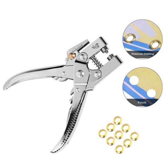 DZT Hot Hole Setting Pliers Cloth Punch Setting Shoe Grommet Button Snap Leather Bag Belt Setter Rivet Canvass Pincer Card