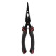 DL0104 Capable Needle-Nose Pliers Non-Slip Diagonal Long Nose Pliers Needle Pliers Electrical Wire Chrome Vanadium Black Red Bent Hand Tool from