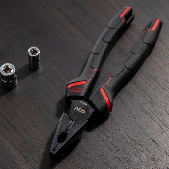 DL0104 Wire Pliers Black Red Wire Stripper Plier Decrustation Pliers Wire and Cable Stripping CR-V Electrician Cutting Hand Tools from DL0104 Wire Pliers Black Red Wire Stripper Plier Decrustation Pliers Wire and Cable Stripping CR-V Electrician Cutting Hand Tools from