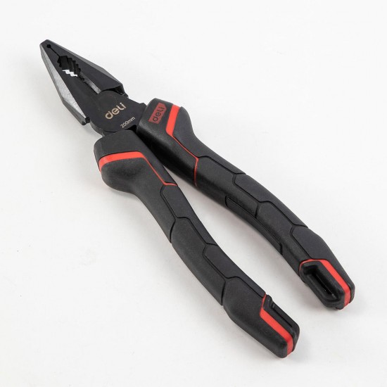 DL0104 Wire Pliers Black Red Wire Stripper Plier Decrustation Pliers Wire and Cable Stripping CR-V Electrician Cutting Hand Tools from