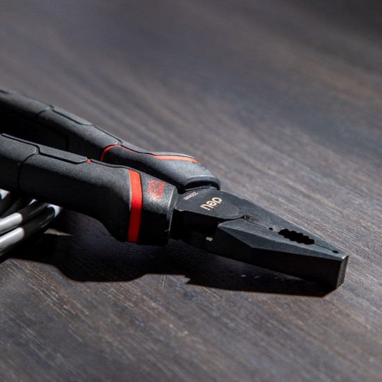 DL0104 Wire Pliers Black Red Wire Stripper Plier Decrustation Pliers Wire and Cable Stripping CR-V Electrician Cutting Hand Tools from DL0104 Wire Pliers Black Red Wire Stripper Plier Decrustation Pliers Wire and Cable Stripping CR-V Electrician Cutting Hand Tools from