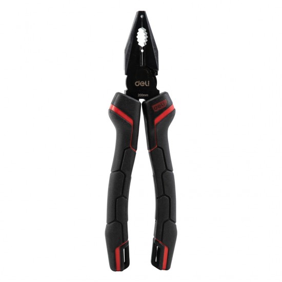 DL0104 Wire Pliers Black Red Wire Stripper Plier Decrustation Pliers Wire and Cable Stripping CR-V Electrician Cutting Hand Tools from