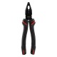 DL0104 Wire Pliers Black Red Wire Stripper Plier Decrustation Pliers Wire and Cable Stripping CR-V Electrician Cutting Hand Tools from