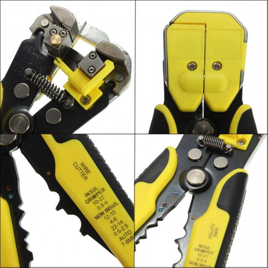 Multifunctional Ratchet Crimping Tool Wire Strippers Terminals Pliers