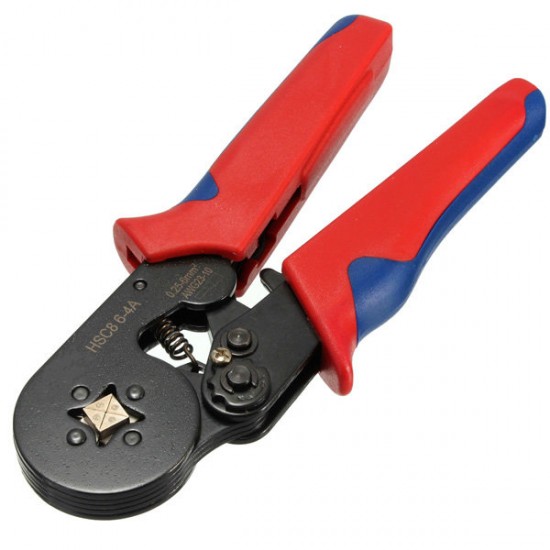 HSC8 6-4A AWG23-10 Wire Stripper Self Adjusting Crimping Plier Ratcheting Ferrule Crimper Tool