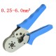 HSC8 6-6 0.25-6.0mm² Crimping Tools Self-adjustable Ratcheting Ferrule Wire Crimper Plier