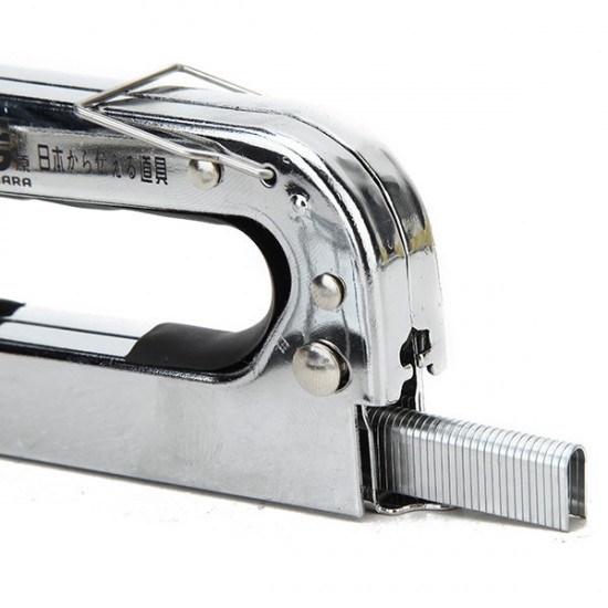 Heavy Duty Rapid Upholstery Hand Tool Nail Staple Gun Stapler for Wood Furniture Door with 800 Nails