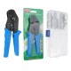 Insulated Cable Connector Crimper Pliers Terminal Ratchet Crimping Tool Wire Kit