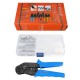 Insulated Cable Connector Crimper Pliers Terminal Ratchet Crimping Tool Wire Kit Insulated Cable Connector Crimper Pliers Terminal Ratchet Crimping Tool Wire Kit