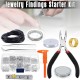 Jewelry Making DIY Handmade Kit With Jump Rings Lobster Clasp Pliers Repair Tool Jewelry Making DIY Handmade Kit With Jump Rings Lobster Clasp Pliers Repair Tool