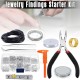 Jewelry Making DIY Handmade Kit With Jump Rings Lobster Clasp Pliers Repair Tool