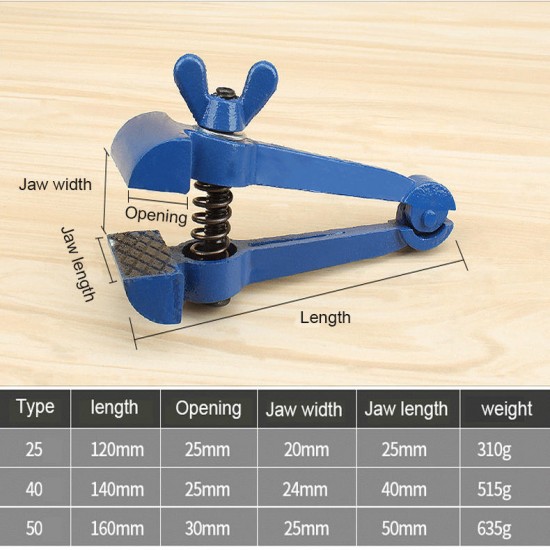 Multifunctional Hand Vise Hand Holding Pliers Clamping Pliers Mini Small Heavy Fixed Pliers 25/40/50mm Precision Vises