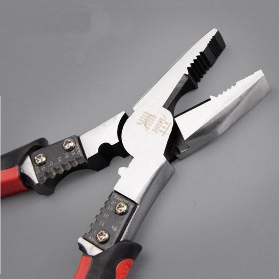 Needle-nose Pliers Pliers Tool Multifunctional Household 8 Inch Oblique Mouth Vise Wire Stripper Plier