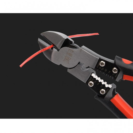 Needle-nose Pliers Pliers Tool Multifunctional Household 8 Inch Oblique Mouth Vise Wire Stripper Plier