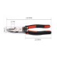 Needle-nose Pliers Pliers Tool Multifunctional Household 8 Inch Oblique Mouth Vise Wire Stripper Plier Needle-nose Pliers Pliers Tool Multifunctional Household 8 Inch Oblique Mouth Vise Wire Stripper Plier