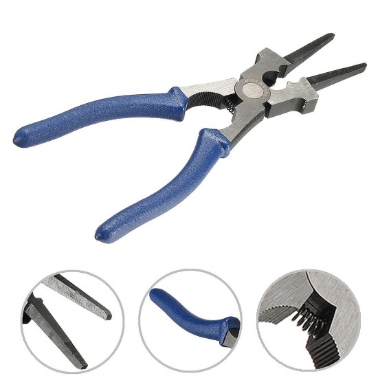 Multipurpose Flat Mouth MIG Welding Plier Tool Spring Loaded Insulated Handle