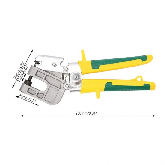 New quality 10inch Handle Stud Crimper Plier Plaster Board Drywall Tool For Fastening Metal Studs