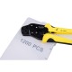 JX-1601-06T AWG20-10 Crimper Plier Wire Crimper Tools Kit Ratchet Plier Hand Tools with 1200Pcs Terminals