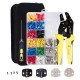 JX-D4T 4 in 1 AWG20-10 Crimper Plier Wire Crimper Tools Kit Ratchet Plier Hand Tools with 850Pcs Terminals JX-D4T 4 in 1 AWG20-10 Crimper Plier Wire Crimper Tools Kit Ratchet Plier Hand Tools with 850Pcs Terminals