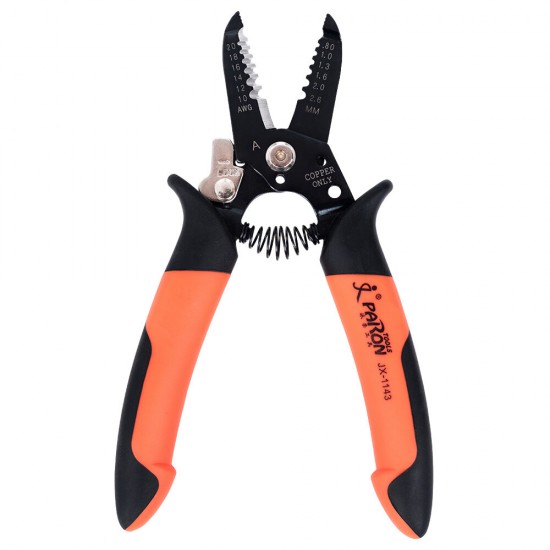 Jx-1143 Fine Grinding Scissor Stripping Pliers Paron Crimping Tool Wire Strippers