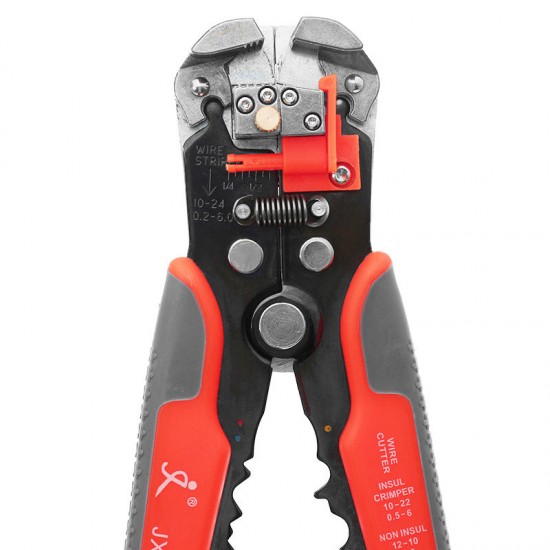 JX-1301 Multifunctional Wire Strippers Terminals Crimping Tool Pliers Orange