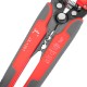 JX-1301 Multifunctional Wire Strippers Terminals Crimping Tool Pliers Orange