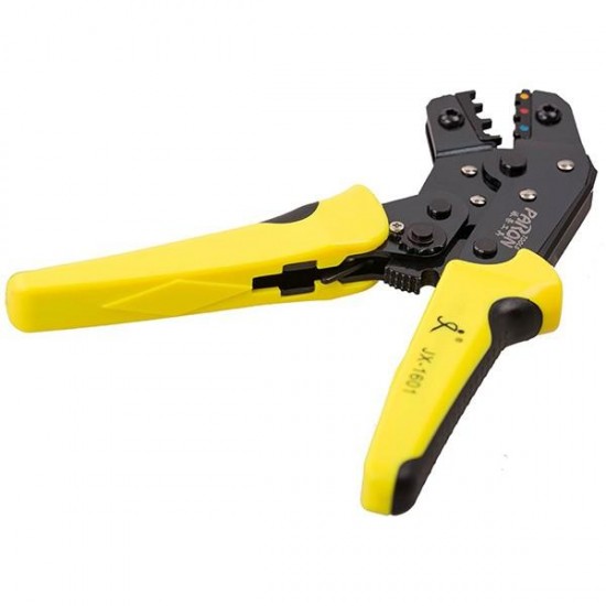 JX-1601-01 Multifunctional Ratchet Crimping Tool 24-14AWG Terminals Pliers