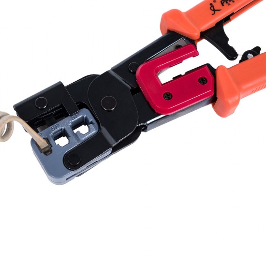 JX-1931S Multifunctional Ratchet Crimping Tool Terminals Pliers Hand Tool Aplication For 4,6,8 Poles Modular Connector RJ45.RJ22,RJ11,RJ12