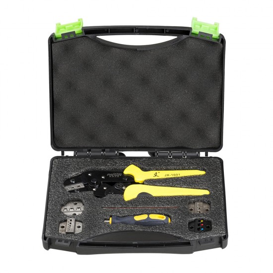 JX-D5 Multifunctional Ratchet Crimping Tool Wire Strippers Terminals Pliers Kit
