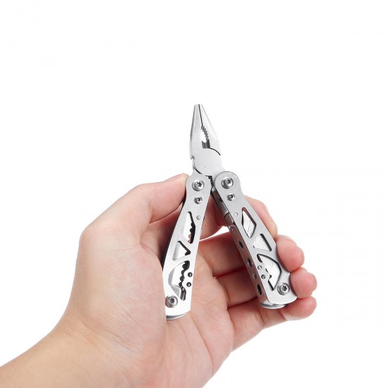 Portable Stainless Steel Combination Pliers Survival Plier Fold Pocket Screwdriver Multi Tool