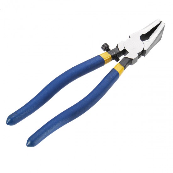 Professional Stained Glass Tool Kit Breaking Grozer Pliers Fanout Curved Jaw for Stained Glass Work