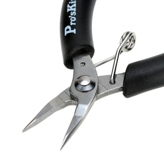 1PK-501E Anti-corrosion Long Nose Plier Stainless Steel Mini Practical Needle Nose Pliers